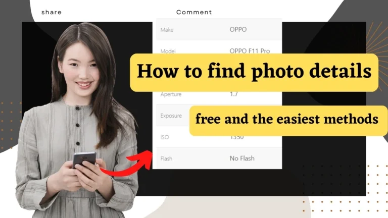 how to find photo details