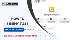 how to delete emoji keyboard