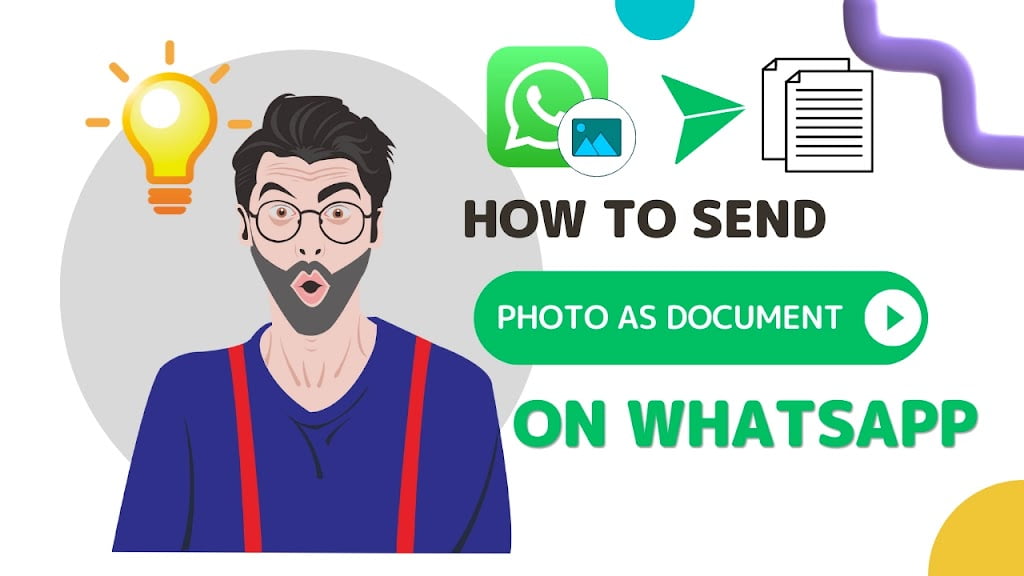 how to send photos as documents on whatsapp