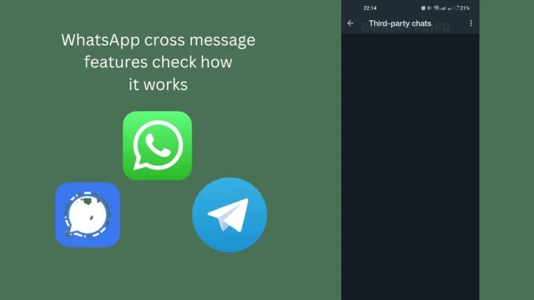 WhatsApp cross message features check how it works